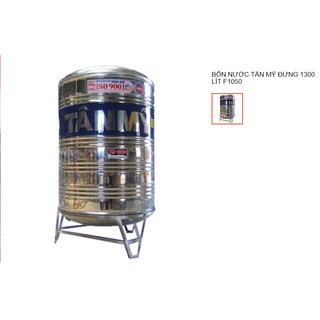 Bồn nước inox Tân Mỹ đứng TM-1300L