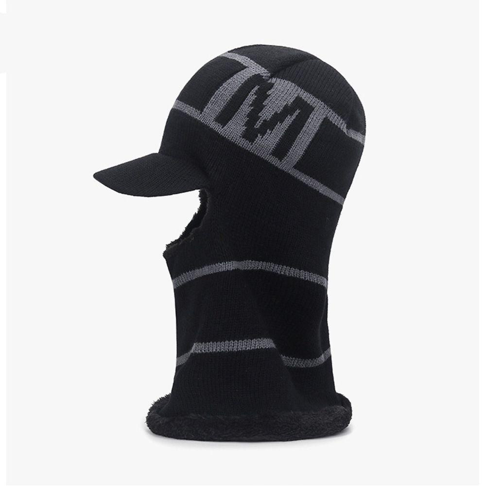 MYRONGVN Set Mũ beanie Kèm Khăn Choàng Cổ Dày Dặn Giữ Ấm Mùa Đông