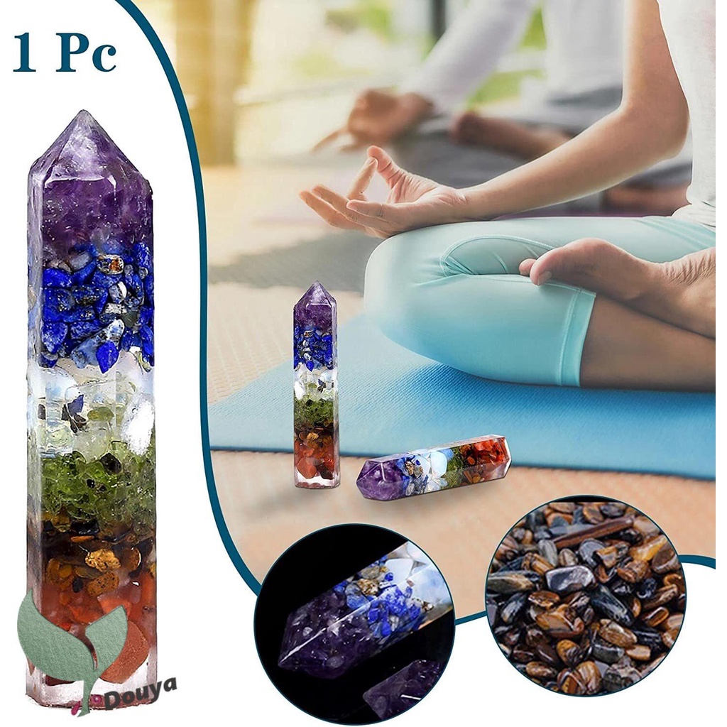 Đá Luân Xa 7 Lớp Chakra Pha Lê Giúp Giảm Căng Thẳng Cải Thiện Sức Khỏe Bên Trong