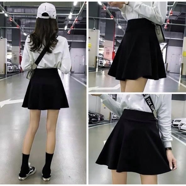 Chân Váy Xoè Trơn Có Túi BigSize 68-87Kg
