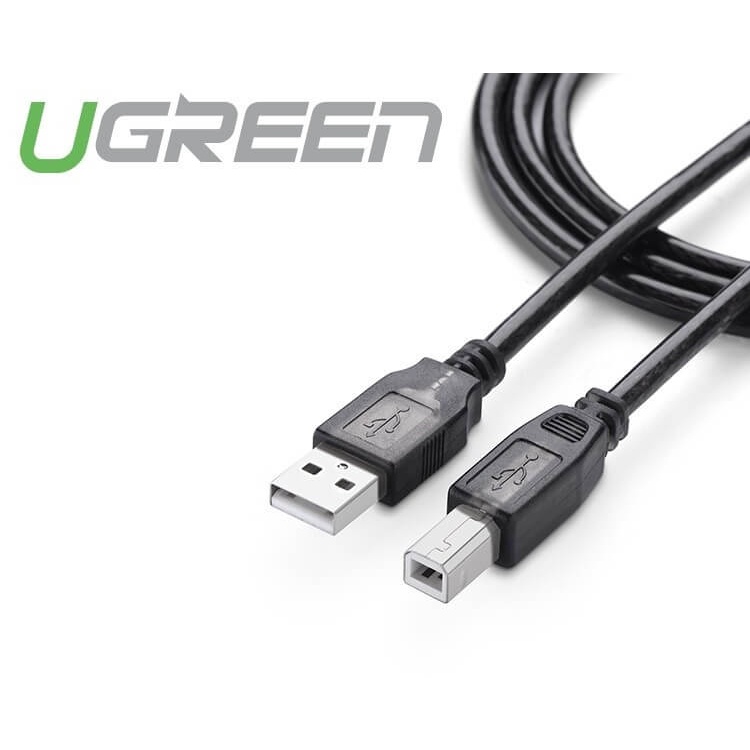 Cáp Máy In Usb 2.0 Sang Usb-B Tích Hợp Ic Khuyếch Đại Dài 10m Ugreen US122 10374