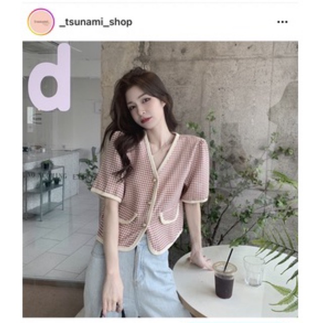 Sơ mi kẻ cúc ngọc