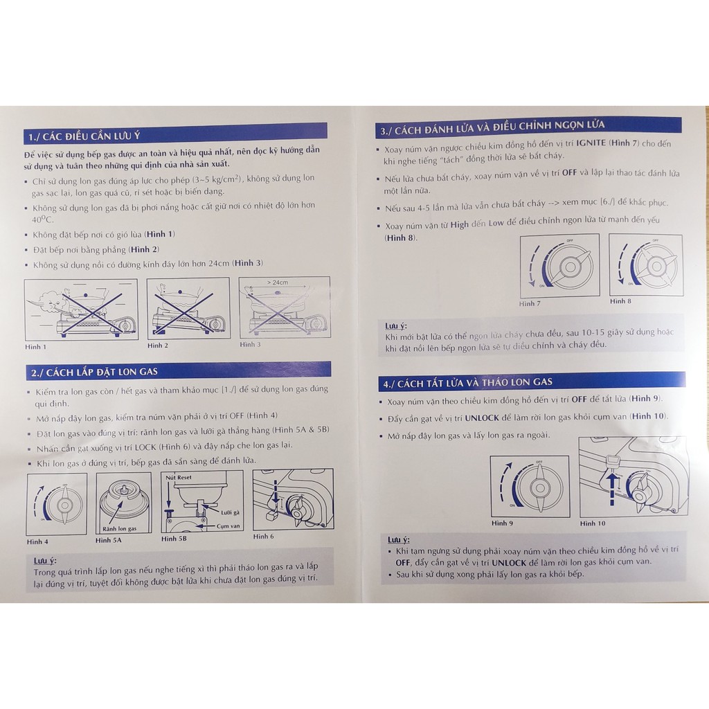 Bếp gas du lịch Namilux ECO NA-1911PF-VN