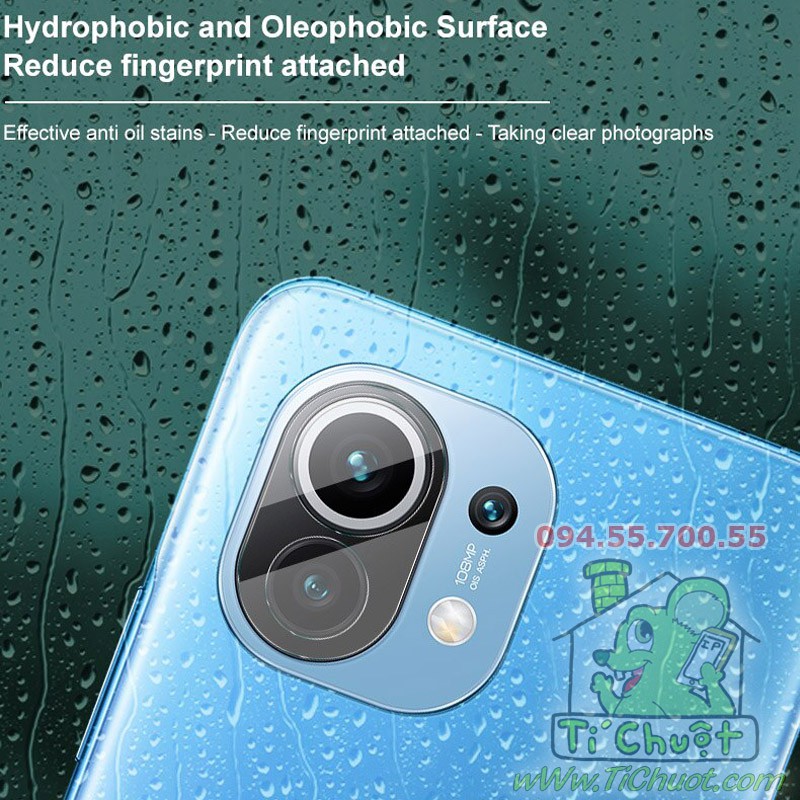 [Ảnh Thật] Kính Cường Lực chống trầy Camera Xiaomi Mi 11