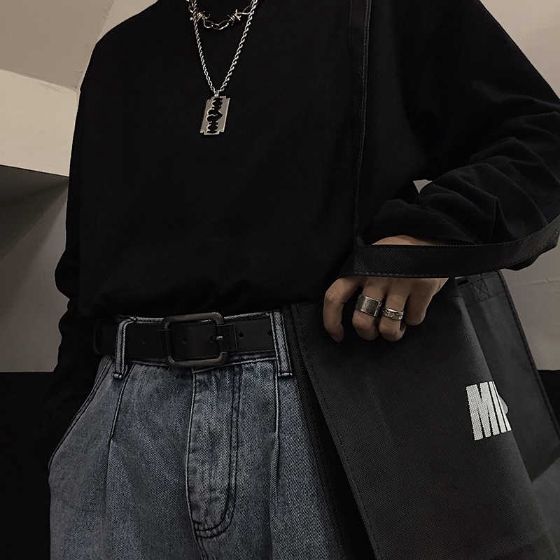 Thắt lưng Hàn Quốc kiểu dáng đơn giản thời trang cho nam nữ