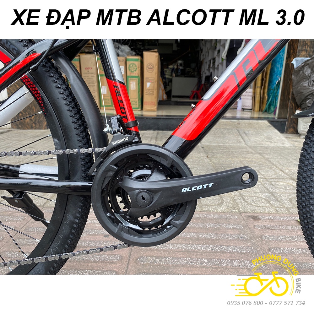 Xe đạp thể thao địa hình MTB ALCOTT ML 3.0 26IN