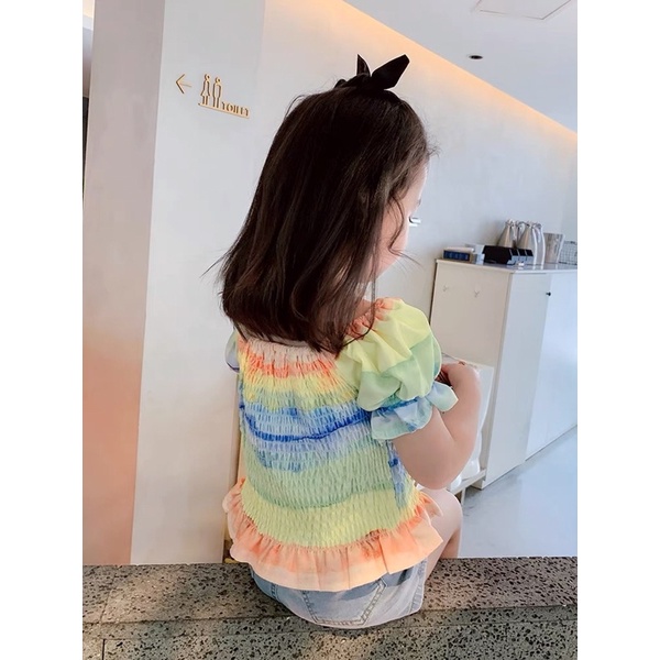 Quần áo bé gái - Bộ quần áo cầu vồng cực xinh (08-18kg) - Tiệm nhà Su