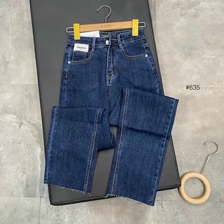 QUẦN JEANS ỐNG ĐỨNG RÁCH GỐI