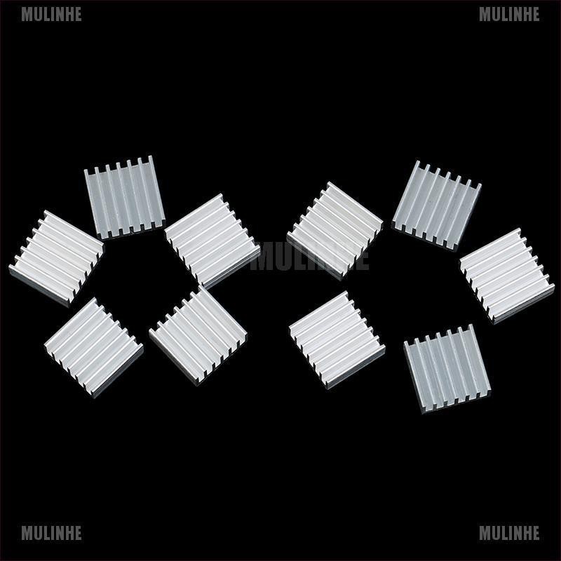 Set 10 Quạt Tản Nhiệt Nhôm 14 * 14 * 6mm