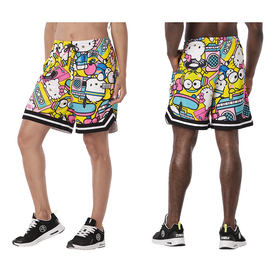 Mới Đến zumba x Quần Short In Hình hello kitty Friends z3b00 0007