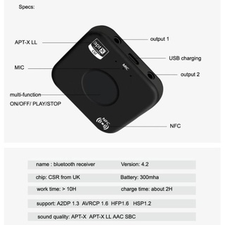 Audio Bluetooth B7 Plus thiết bị nhận âm thanh bluetooth