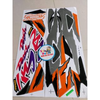 Tem lụa nova dash xám cam đen