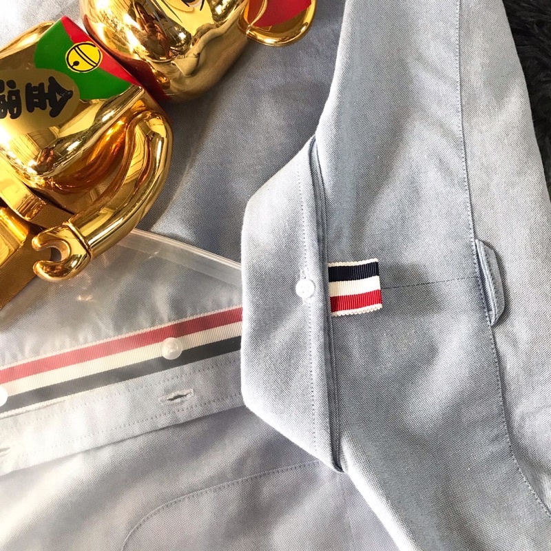 So mi Vải dày, màu  Xanh 3 nút vàng