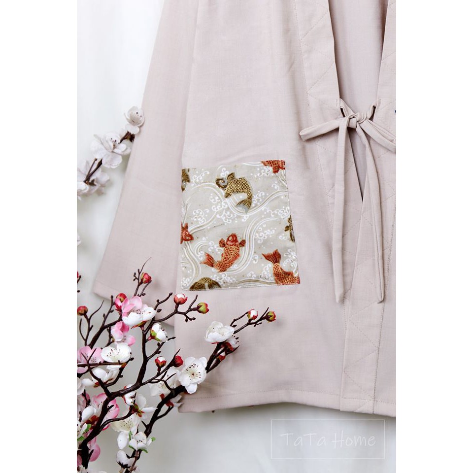 Kimono KaiO - Áo Khoác Lửng Phong Cách Nhật Bản