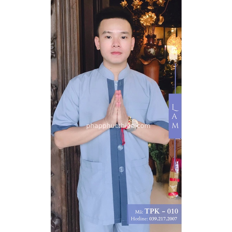 Bộ Đi Chùa Nam Trẻ Trung, Tụ Phối Kate Loại I "Lam"