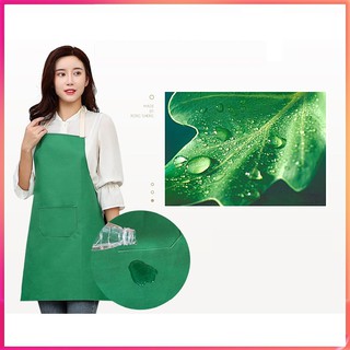 【Có hàng sẵn】tạp dề không thấm nước Tạp Dề Yếm Đỏ Đô Làm Đồng Phục Gía Gốc Sản Xuất Bếp Quán cà phê