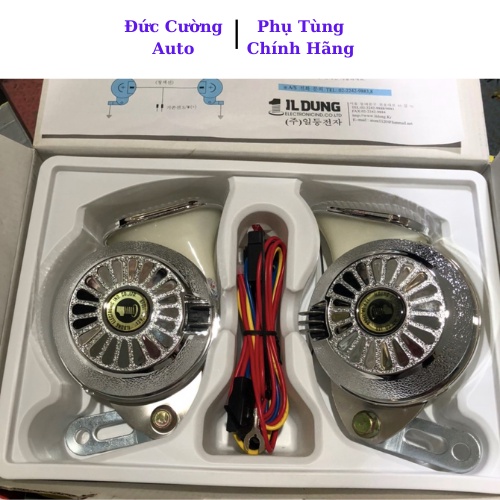 Còi ô tô Hàn Quốc,Còi ô tô ngân 3 tiếng CULIC SLIM 12V/24V chuẩn hãng CUBIC