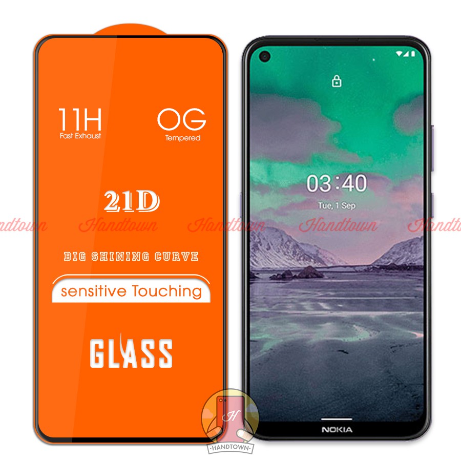Kính Cường lực 21D Nokia 3.4 nokia3.4 Full Màn Đen Full Keo Chống Trầy Xước Chống Va Đập Bảo Vệ Màn Hình