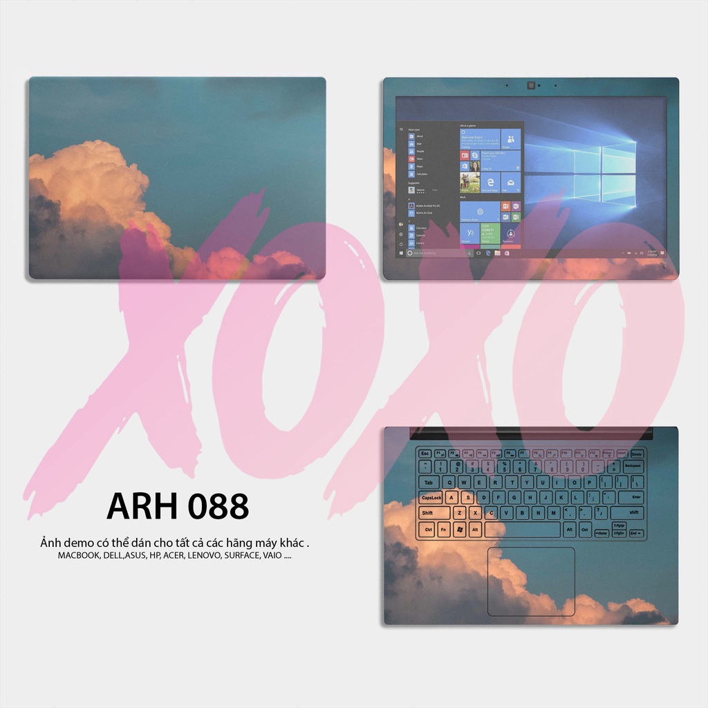 Miếng Dán Laptop Mẫu Sky Night - Decal Dán có cho Dell, Hp, Asus, Lenovo, Acer, MSI, Surface,Vaio, Macbook