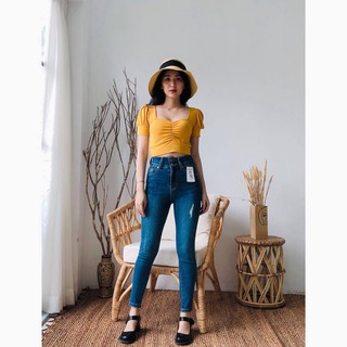 QUẦN JEAN SKINNY 2 NÚT.