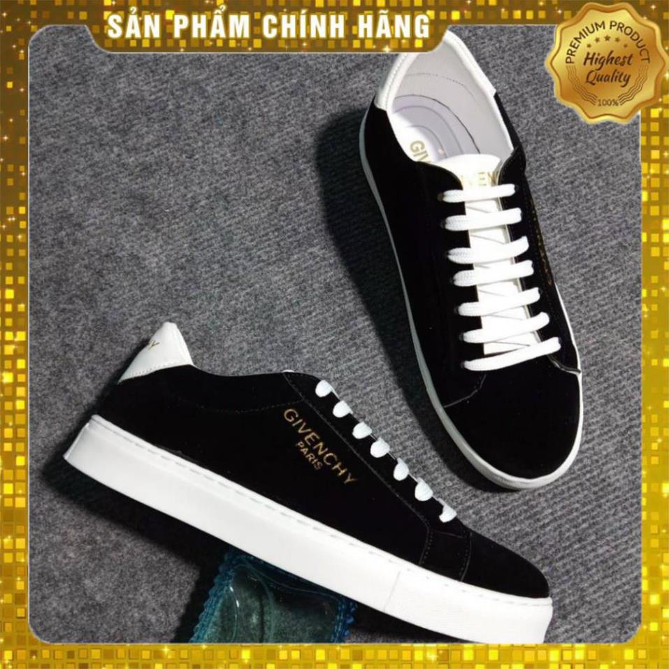 Giày Thể Thao Nam Da Lộn Cổ Thấp Đế Bằng [Hàng Cao Cấp - Full Box - Ảnh thật]