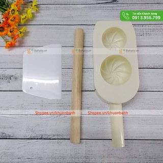 Bộ dụng cụ làm bánh bao 2 bánh (3 món)
