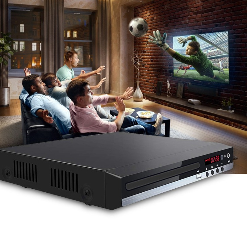 Đầu đĩa 229 DVD 1080P HD TV HDMI kèm điều khiển từ xa có phích cắm US