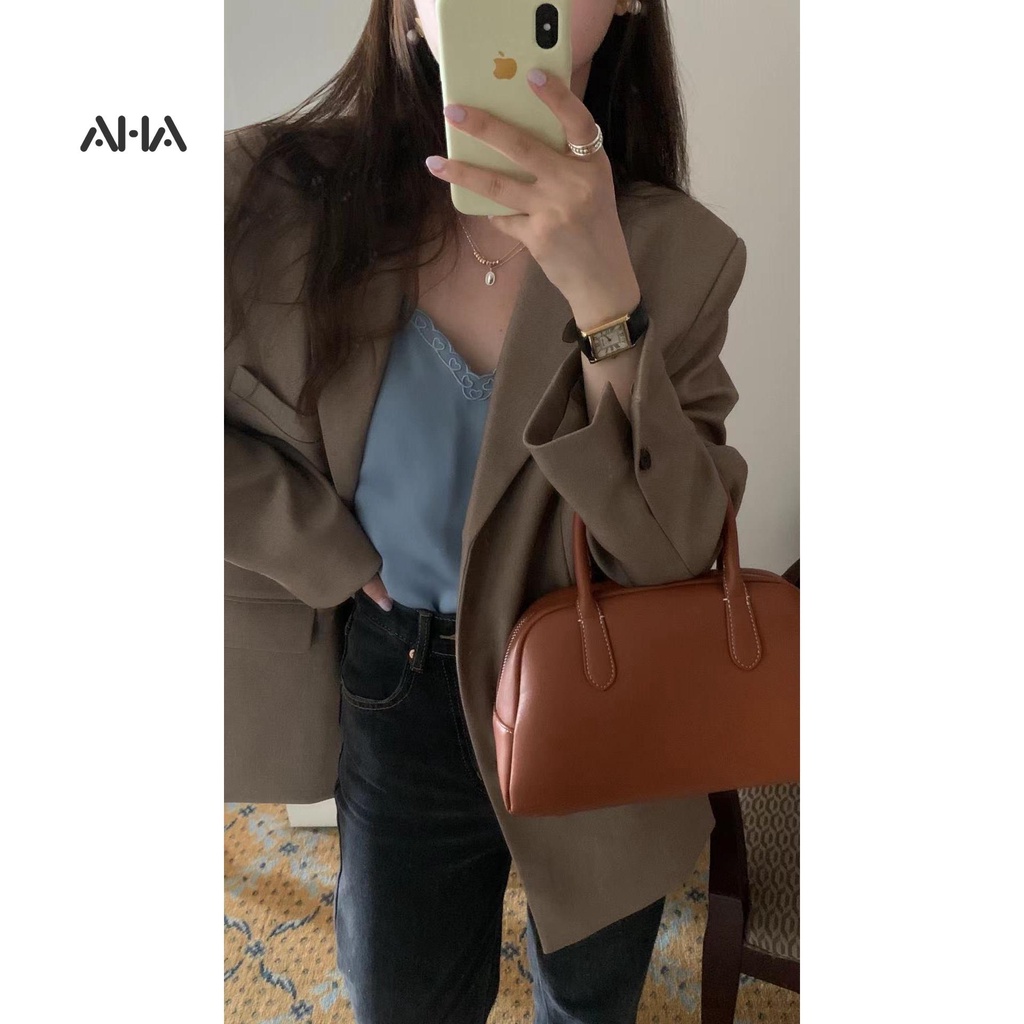 Túi xách AHA official hình vuông nhỏ dễ phối đồ thời trang cho nữ