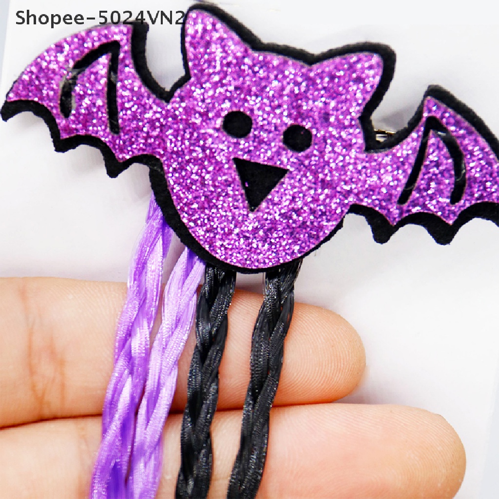 [Mới &amp; Halloween &amp; Halloween] Kẹp Tóc Hình Ma Hoạt Hình Kim Tuyến Mini Dễ Thương Làm Quà Tặng Lễ Hội Halloween