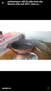 Nồi lẩu điện Shachu cá