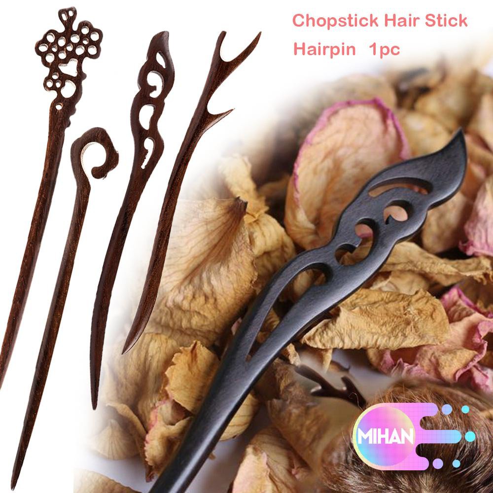 Trâm Cài Tóc Bằng Gỗ Đàn Hương Phong Cách Cổ Điển Thiết Kế Thời Trang Cho Nữ