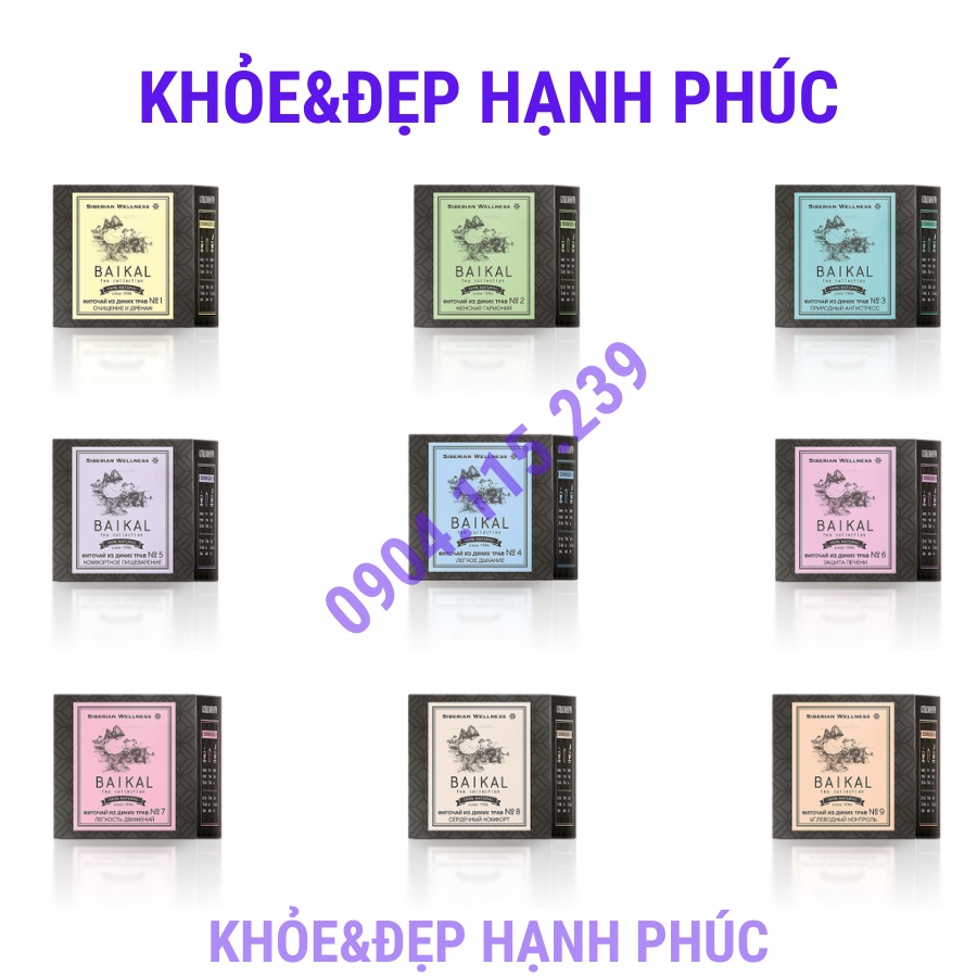 [ Trà Baikan N4 tăng đề kháng ] Thực phẩm bảo vệ sức khỏe Trà thảo mộc Baikal tea collection. Herbal tea №4 – 30 túi/hộp