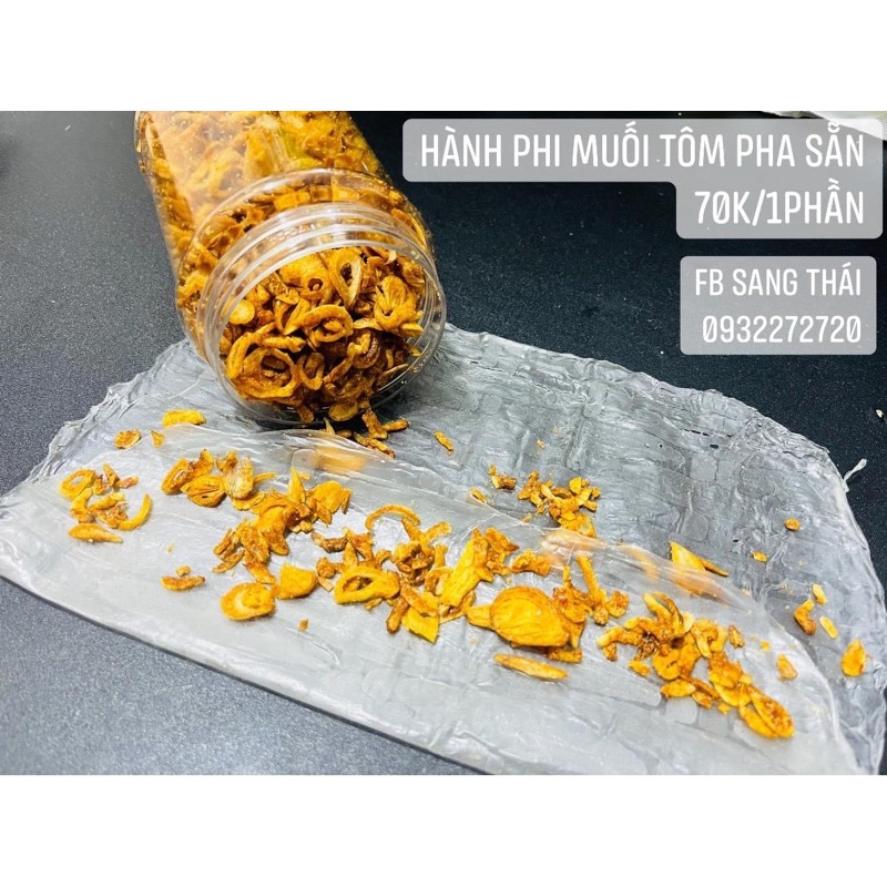 BÁNH TRÁNG HÀNH PHI MUỐI TÔM PHA SẴN