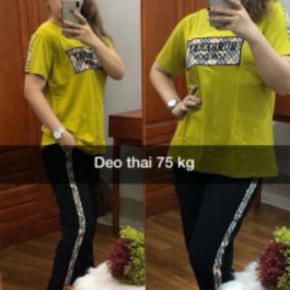 Đồ bộ thun size lớn 75kg bbr