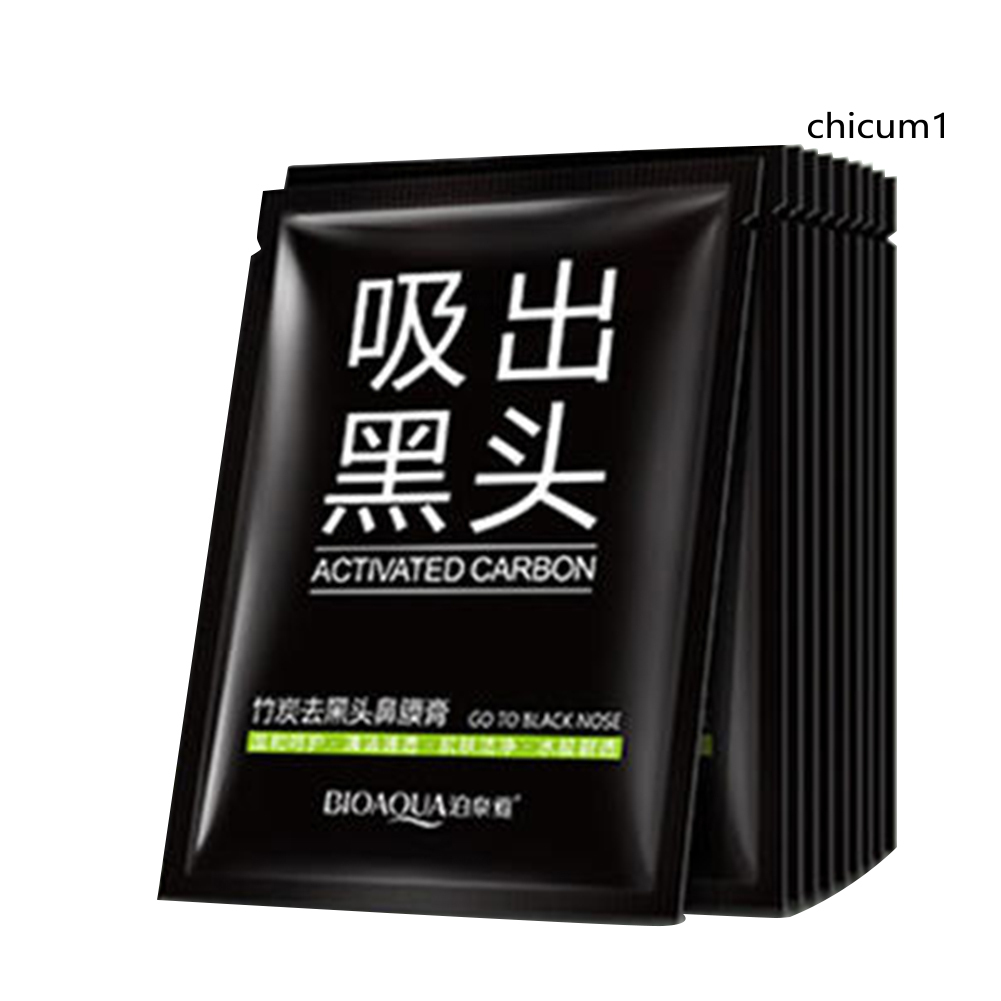 Mặt Nạ Than Hoạt Tính Lột Mụn Đầu Đen Cho Vùng Mũi