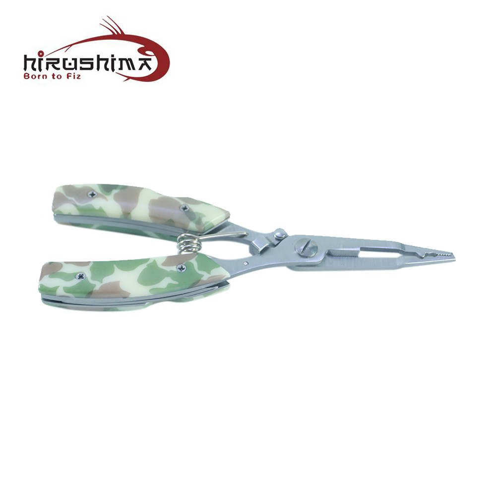 Kềm dao - kẹp cá Hirushima Camo tiện lợi, đa chức năng