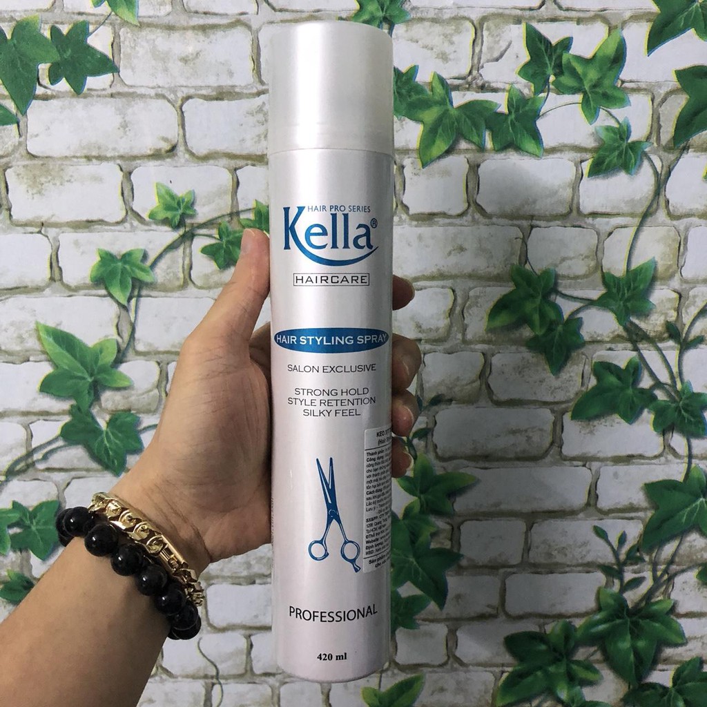 Keo xịt tóc Kella HairCare (nữ nếp mềm tự nhiên)