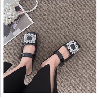Dép sục nữ đá vuông