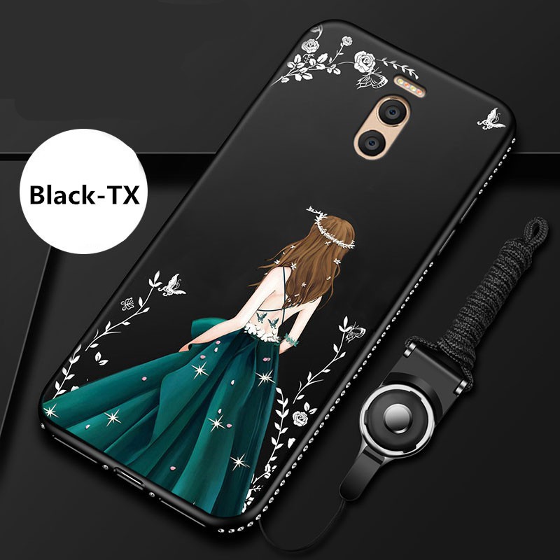 Ốp điện thoại mềm in họa tiết cô gái cho Meizu M6 Note Meilan Note 6