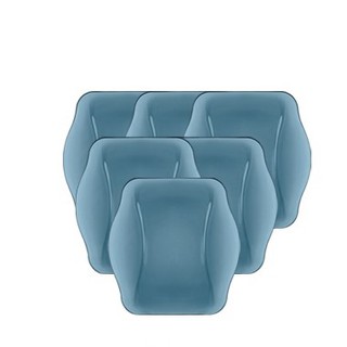 Đĩa thủy tinh vuông Nettuno Blue (Bormioli Rocco)