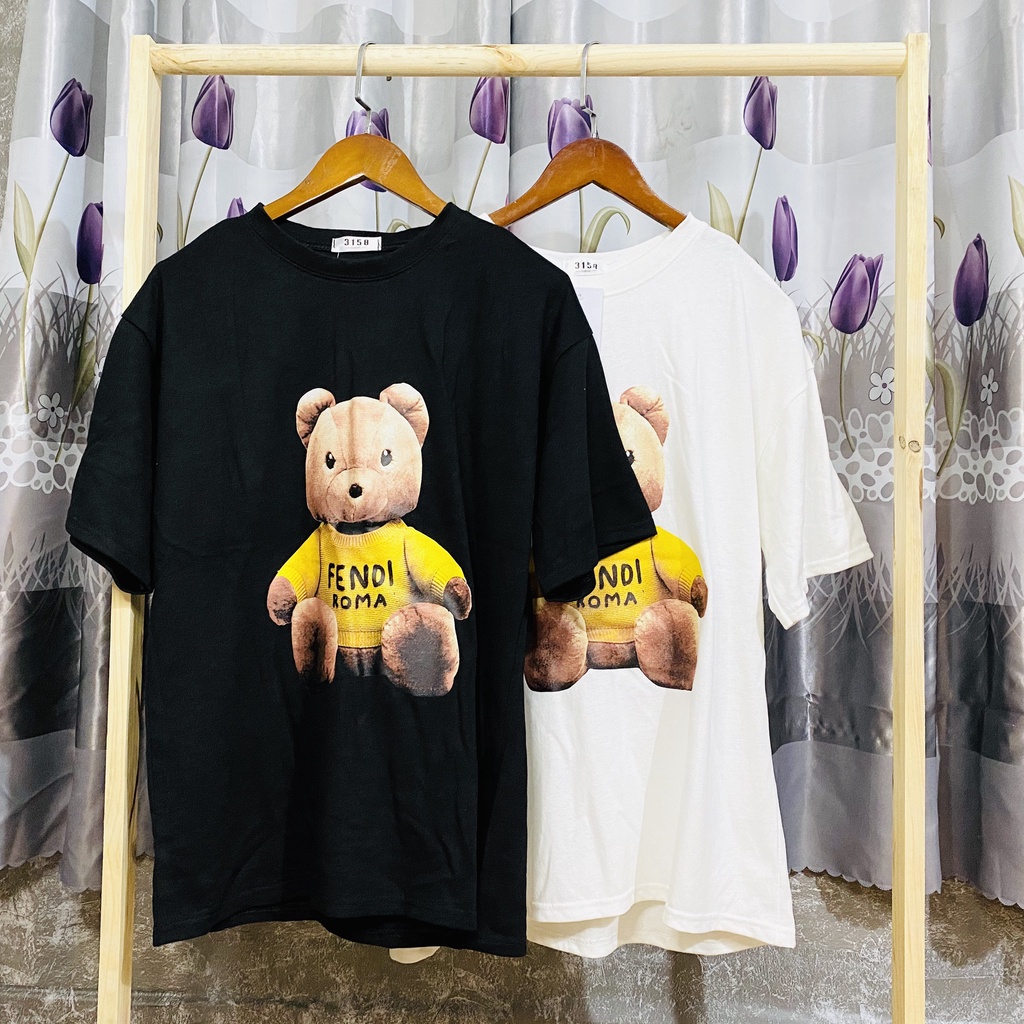 Áo thun 3158,áo phông tuyết nhung gấu tay lỡ chất đẹp mát