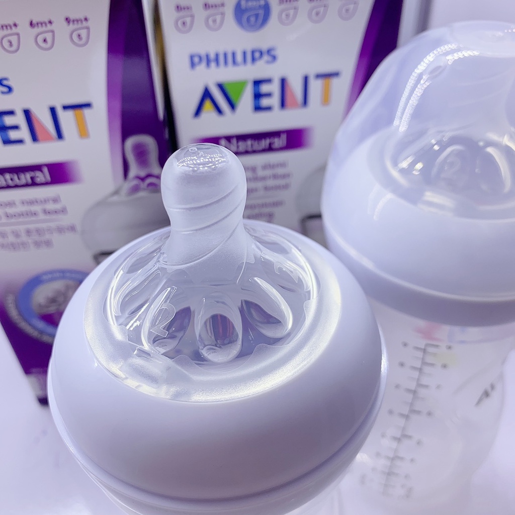 Bình sữa Avent Natural 125ml 260ml 330ml chính hãng.
