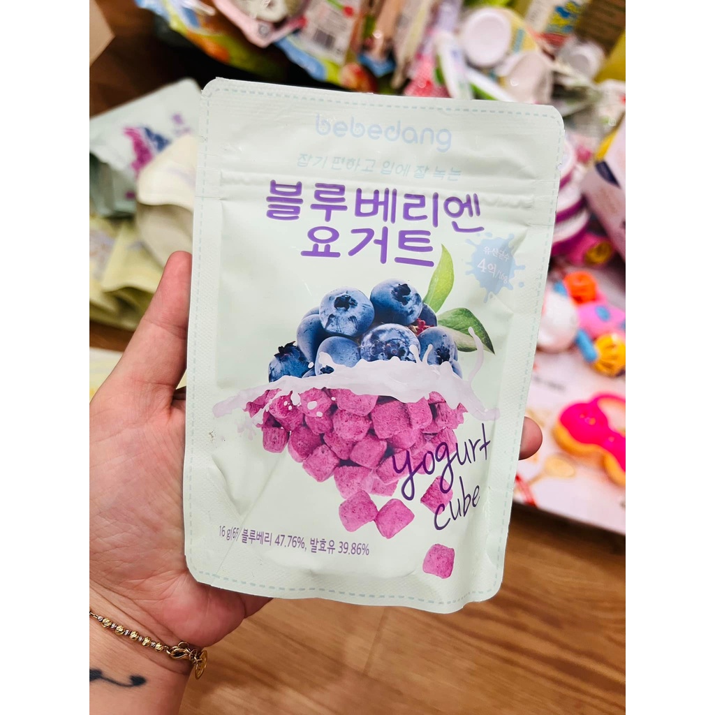 Sữa Chua Khô Sấy Lạnh Bebedang Hàn Quốc Cho Bé Ăn Dặm Từ 6 Tháng Tuổi Tăng Cường Hệ Tiêu Hóa