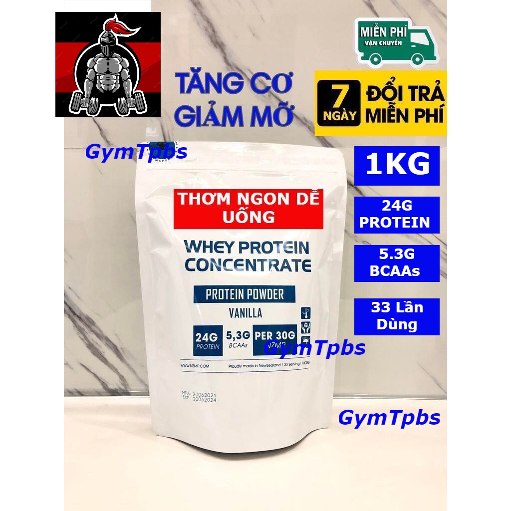 1 KG WHEY PROTEIN CONCENTRATE - Tăng Cơ Giảm Mỡ