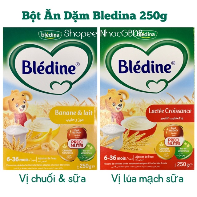 Bột ăn dặm Bledina 250g vị ngũ cốc rau củ cho bé 6-36 tháng tuổi (Pháp)