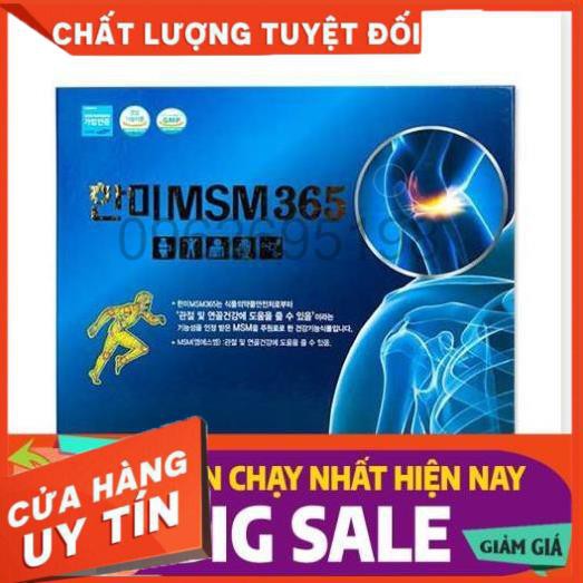 Viên uống hỗ trợ  xương khớp MSM365 Hàn Quốc hộp 180 viên - 515 mg