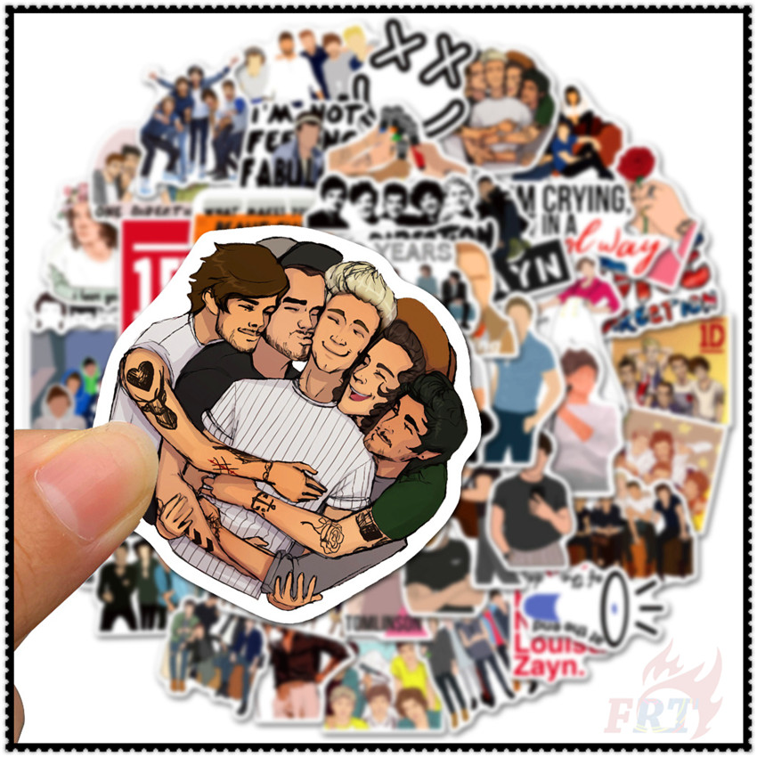 Bộ 50 Miếng Dán Chữ One Direction Series 01 - Pop 1d