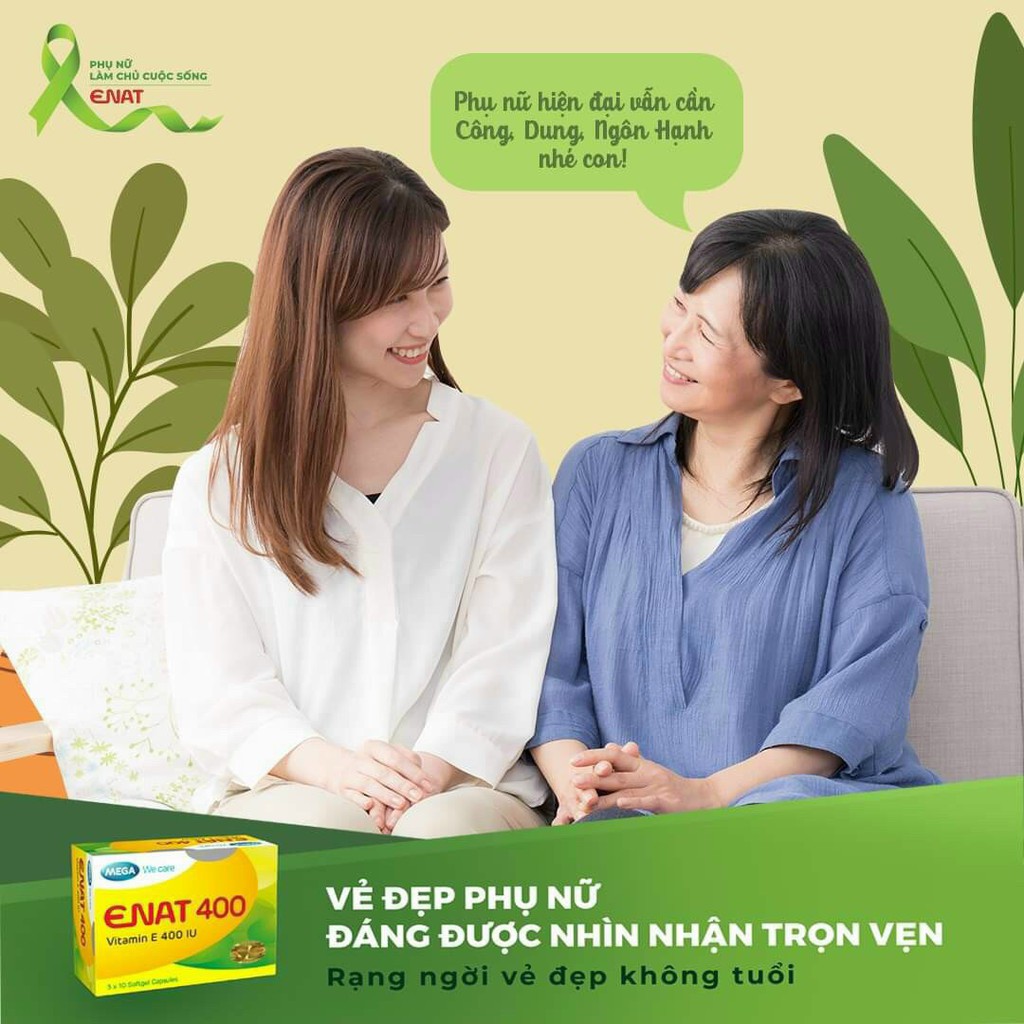 VITAMIN E 400IU - HỖ TRỢ CHỐNG OXY HOÁ, bí quyết cho làn da khoẻ đẹp tự nhiên, ngăn ngừa lão hoá