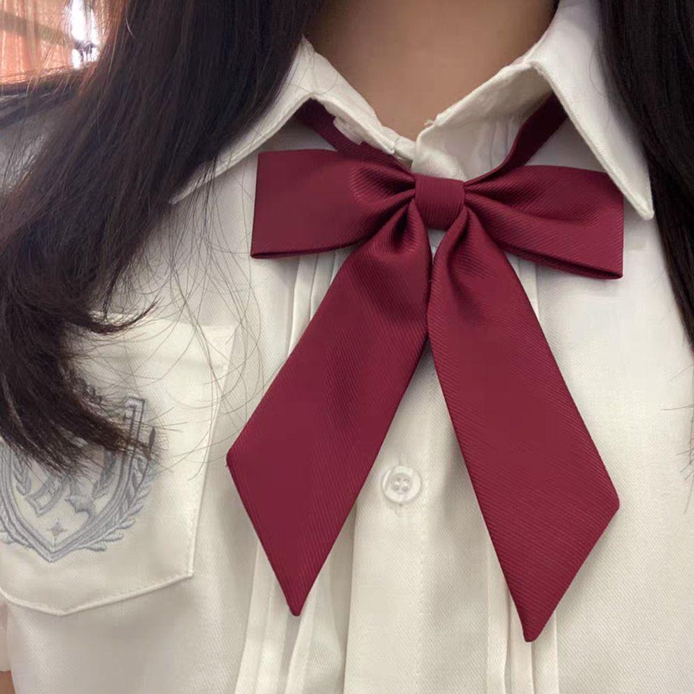 Cà Vạt Nơ Đồng Phục Nhiều Màu Sắc Thanh Lịch Dành Cho Nữ