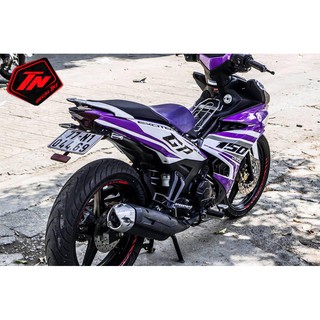 Tem Trùm Exciter 150 Tím trắng